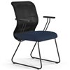 ErgoLife Sit 8 M4-9 (F57) - X2+Bahama черный/синий, основание черное, с подлокотниками фото 3