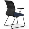 ErgoLife Sit 8 M4-9 (F57) - X2+Bahama черный/синий, основание черное, с подлокотниками фото 4