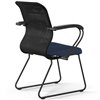 ErgoLife Sit 8 M4-9 (F57) - X2+Bahama черный/синий, основание черное, с подлокотниками фото 2