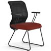 ErgoLife Sit 8 M4-9 (F57) - X2+Bahama черный/красный, основание черное, с подлокотниками фото 3