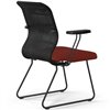 ErgoLife Sit 8 M4-9 (F57) - X2+Bahama черный/красный, основание черное, с подлокотниками фото 4