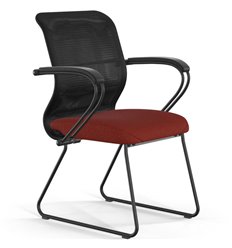 ErgoLife Sit 8 M4-9 (F57) - X2+Bahama черный/красный, основание черное, с подлокотниками