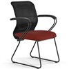 ErgoLife Sit 8 M4-9 (F57) - X2+Bahama черный/красный, основание черное, с подлокотниками фото 1