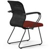 ErgoLife Sit 8 M4-9 (F57) - X2+Bahama черный/красный, основание черное, с подлокотниками фото 2