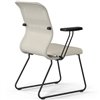 ErgoLife Sit 8 M4-9 (F57) - X2+Extra молочный, основание черное, с подлокотниками фото 4