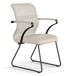 ErgoLife Sit 8 M4-9 (F57) - X2+Extra молочный, основание черное, с подлокотниками