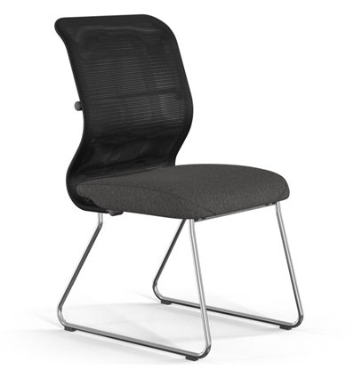 ErgoLife Sit 8 M4-9 (F54) - X2+Bahama черный/темно-серый, основание хром, без подлокотников