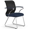 ErgoLife Sit 8 M4-9 (F54) - X2+Bahama черный/синий, основание хром, с подлокотниками фото 1