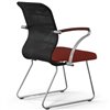 ErgoLife Sit 8 M4-9 (F54) - X2+Bahama черный/красный, основание хром, с подлокотниками фото 2