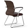 ErgoLife Sit 8 M4-9 (F54) - X2+Extra темно-коричневый, основание хром, с подлокотниками фото 2