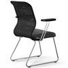 ErgoLife Sit 8 M4-9 (F54) - X2+Extra черный, основание хром, с подлокотниками фото 4