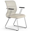 ErgoLife Sit 8 M4-9 (F54) - X2+Extra молочный, основание хром, с подлокотниками фото 3