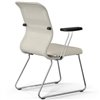 ErgoLife Sit 8 M4-9 (F54) - X2+Extra молочный, основание хром, с подлокотниками фото 4