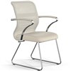 ErgoLife Sit 8 M4-9 (F54) - X2+Extra молочный, основание хром, с подлокотниками фото 1