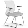 ErgoLife Sit 8 M4-9 (F54) - X2+Extra белый, основание хром, с подлокотниками фото 3