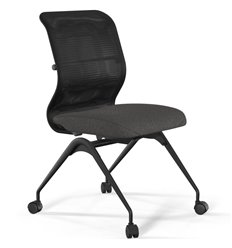 ErgoLife Sit 8 M4-9 (F56) - X2+Bahama черный/темно-серый, основание черное, без подлокотников
