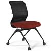 ErgoLife Sit 8 M4-9 (F56) - X2+Bahama черный/красный, основание черное, без подлокотников фото 1