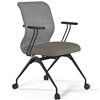 ErgoLife Sit 8 M4-9 (F56) - X2+Bahama серый/песочный, основание черное, с подлокотниками фото 3