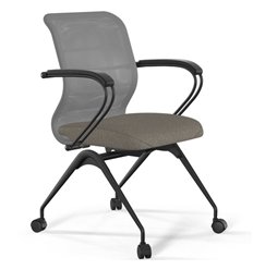 ErgoLife Sit 8 M4-9 (F56) - X2+Bahama серый/песочный, основание черное, с подлокотниками