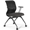 ErgoLife Sit 8 M4-9 (F56) - X2+Bahama черный/темно-серый, основание черное, с подлокотниками фото 3