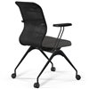 ErgoLife Sit 8 M4-9 (F56) - X2+Bahama черный/темно-серый, основание черное, с подлокотниками фото 4