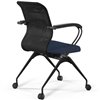 ErgoLife Sit 8 M4-9 (F56) - X2+Bahama черный/синий, основание черное, с подлокотниками фото 2