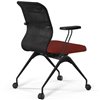 ErgoLife Sit 8 M4-9 (F56) - X2+Bahama черный/красный, основание черное, с подлокотниками фото 4