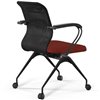 ErgoLife Sit 8 M4-9 (F56) - X2+Bahama черный/красный, основание черное, с подлокотниками фото 2