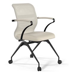 ErgoLife Sit 8 M4-9 (F56) - X2+Extra молочный, основание черное, с подлокотниками