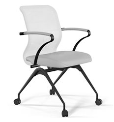 ErgoLife Sit 8 M4-9 (F56) - X2+Extra белый, основание черное, с подлокотниками