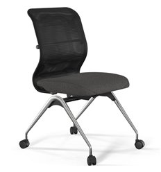 ErgoLife Sit 8 M4-9 (F53) - X2+Bahama черный/темно-серый, основание хром, без подлокотников