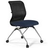ErgoLife Sit 8 M4-9 (F53) - X2+Bahama черный/синий, основание хром, без подлокотников фото 1
