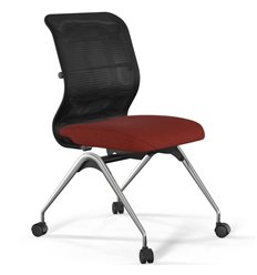 ErgoLife Sit 8 M4-9 (F53) - X2+Bahama черный/красный, основание хром, без подлокотников