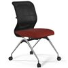 ErgoLife Sit 8 M4-9 (F53) - X2+Bahama черный/красный, основание хром, без подлокотников фото 1