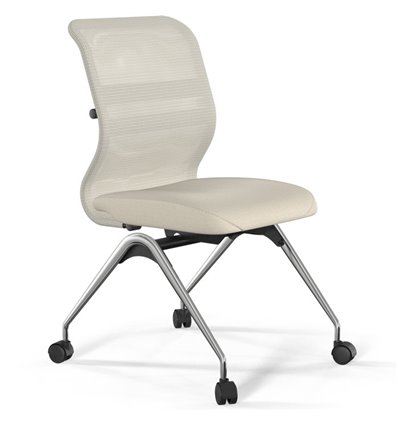 ErgoLife Sit 8 M4-9 (F53) - X2+Extra молочный, основание хром, без подлокотников