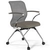 ErgoLife Sit 8 M4-9 (F53) - X2+Bahama серый/песочный, основание хром, с подлокотниками фото 1
