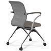 ErgoLife Sit 8 M4-9 (F53) - X2+Bahama серый/песочный, основание хром, с подлокотниками фото 2