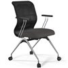 ErgoLife Sit 8 M4-9 (F53) - X2+Bahama черный/темно-серый, основание хром, с подлокотниками фото 3