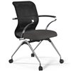 ErgoLife Sit 8 M4-9 (F53) - X2+Bahama черный/темно-серый, основание хром, с подлокотниками фото 1