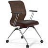 ErgoLife Sit 8 M4-9 (F53) - X2+Extra темно-коричневый, основание хром, с подлокотниками фото 3