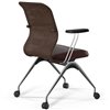 ErgoLife Sit 8 M4-9 (F53) - X2+Extra темно-коричневый, основание хром, с подлокотниками фото 4