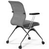 ErgoLife Sit 8 M4-9 (F53) - X2+Extra серый, основание хром, с подлокотниками фото 4