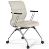 ErgoLife Sit 8 M4-9 (F53) - X2+Extra молочный, основание хром, с подлокотниками фото 3