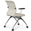 ErgoLife Sit 8 M4-9 (F53) - X2+Extra молочный, основание хром, с подлокотниками фото 4