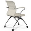 ErgoLife Sit 8 M4-9 (F53) - X2+Extra молочный, основание хром, с подлокотниками фото 2