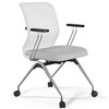 ErgoLife Sit 8 M4-9 (F53) - X2+Extra белый, основание хром, с подлокотниками фото 3