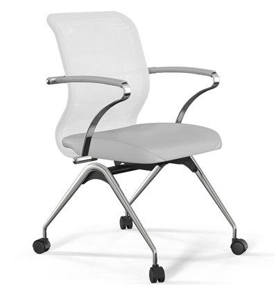 ErgoLife Sit 8 M4-9 (F53) - X2+Extra белый, основание хром, с подлокотниками