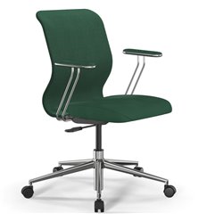ErgoLife Sit 8 Mr4-4 (B23) - Vivaldi зеленый, хром, с подлокотниками