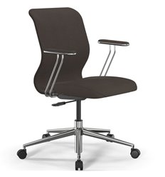 ErgoLife Sit 8 Mr4-4 (B23) - Vivaldi темно-коричневый, хром, с подлокотниками