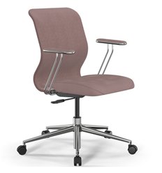 ErgoLife Sit 8 Mr4-4 (B23) - Vivaldi темно-розовый, хром, с подлокотниками